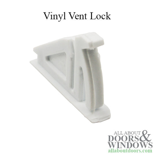 Vinyl Vent Lock - White