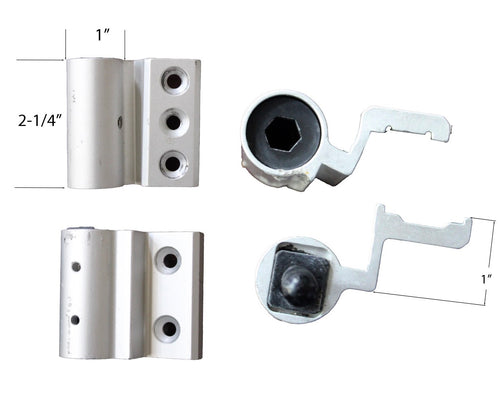 Adjustable Butt Clamp Hinge balcony and terrace doors - Adjustable Butt Clamp Hinge balcony and terrace doors