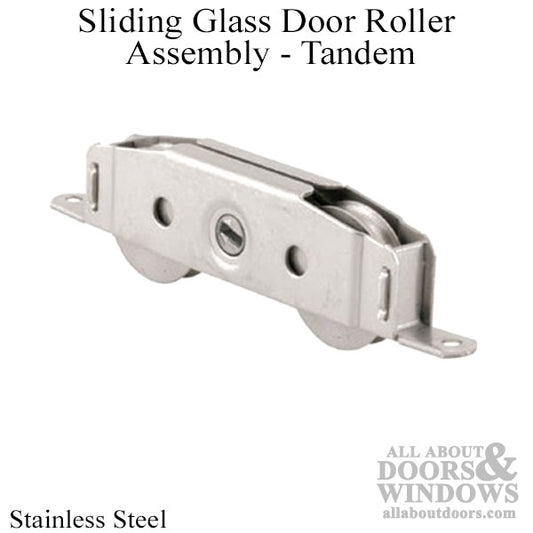 Sliding Door Tandem Roller Dual Wheel with Steel Housing 1.5 Inch Steel Wheel Diameter