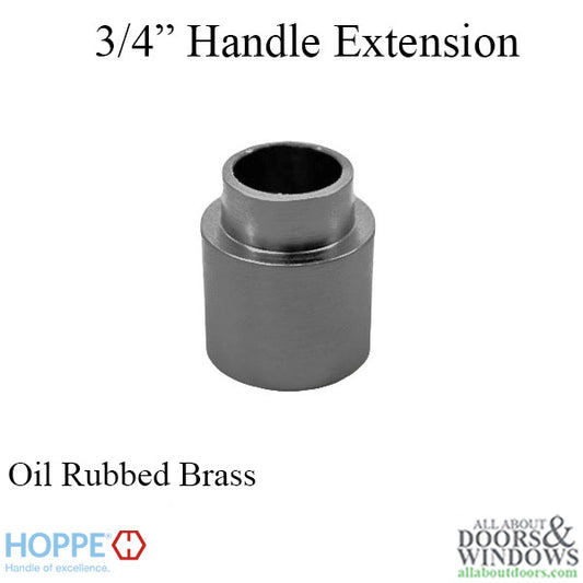 Hoppe Handle Extension, Active / Inactive Trim 3/4" (20mm) - Oil Rubbed Brass