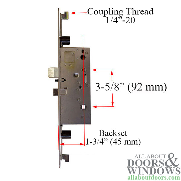 Active Concealed Rod 45/92 , 1-1/16