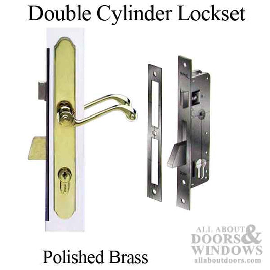 2000 Series Double Cylinder Complete Lock Set for Storm Doors