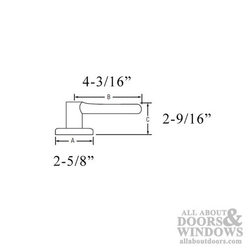 Kwikset Hampshire Passage Door Lever Solid Brass Passage Door Handle - Kwikset Hampshire Passage Door Lever Solid Brass Passage Door Handle