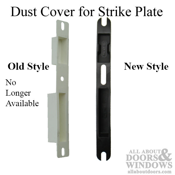 Dust Cover for Strike Plate, Latch and Deadbolt - Black - Dust Cover for Strike Plate, Latch and Deadbolt - Black