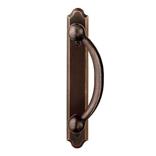 Andersen Frenchwood Gliding Door Trim Hardware, Encino, 2 Panel Exterior ONLY - Distressed Bronze - Andersen Frenchwood Gliding Door Trim Hardware, Encino, 2 Panel Exterior ONLY - Distressed Bronze