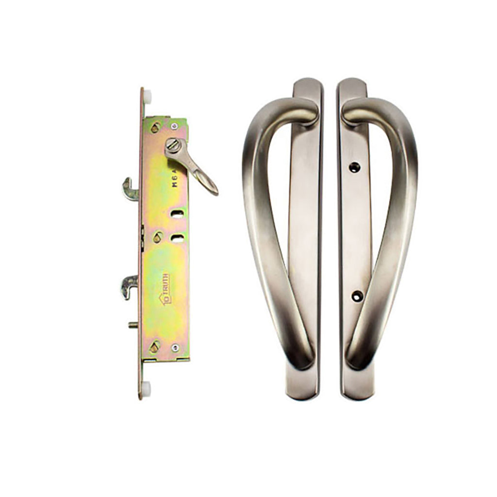 Andersen 100 Series Afton Sliding Door Handle - Satin Nickel - Andersen 100 Series Afton Sliding Door Handle - Satin Nickel