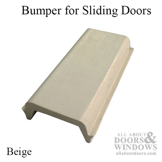 Bumper, 4"  Sliding Patio Door - Beige