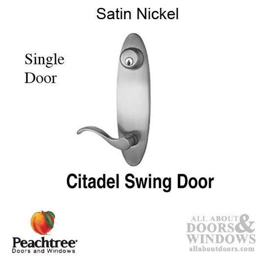 Citadel IPD Single Door Handles - Satin Nickel