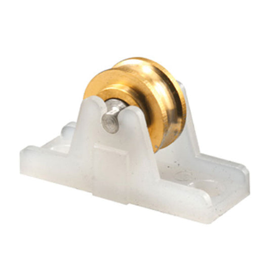 Roller Assembly (Grooved) - Sliding Windows, Brass / Nylon / Steel