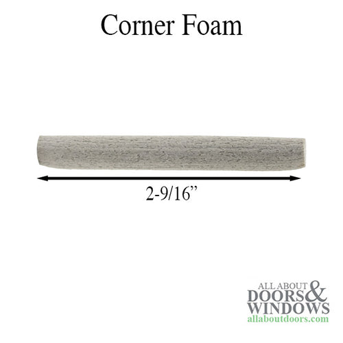 Andersen Corner Foam Weatherstrip - Andersen Corner Foam Weatherstrip