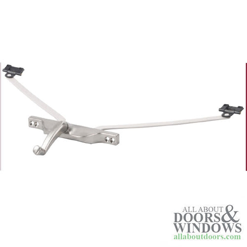 Truth Dual Arm, front mount, Awning Operator  Satin Nickel - Truth Dual Arm, front mount, Awning Operator  Satin Nickel