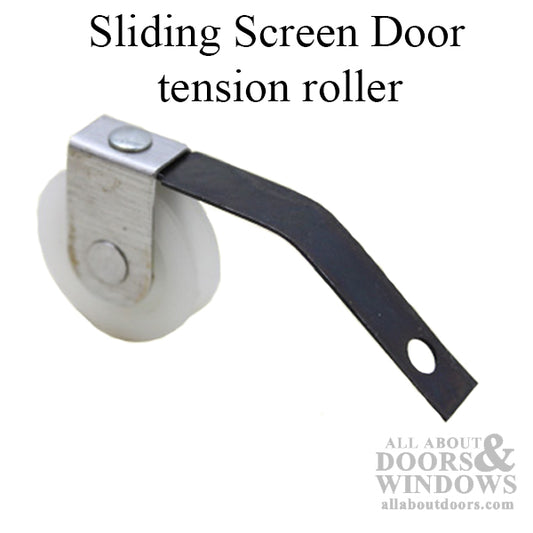 Spring Tension Roller Assembly with 1 Inch Nylon Wheel for Academy Sliding Screen Door