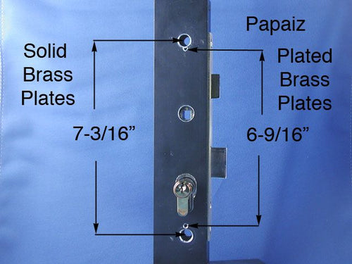 Larson Storm Door Cylinder Euro Style with Split Cam for Storm Doors - Larson Storm Door Cylinder Euro Style with Split Cam for Storm Doors