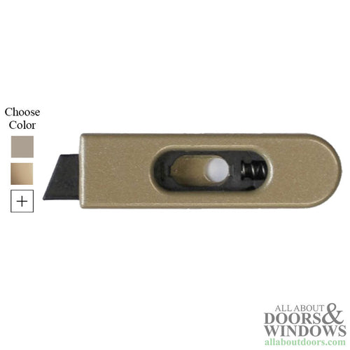 Pro Shield Tilt Latch for LOWER Sash Black Nose Right Hand - Pro Shield Tilt Latch for LOWER Sash Black Nose Right Hand