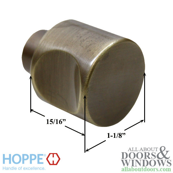 H-Knob, CES Euro Cylinder Thumbturn - Antique Brass - H-Knob, CES Euro Cylinder Thumbturn - Antique Brass