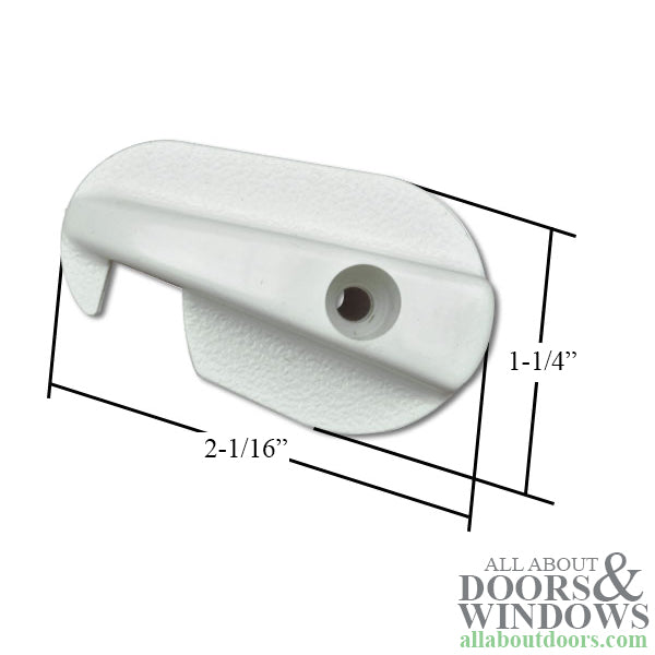 Andersen 3 Panel Screen Door Latch - White - Andersen 3 Panel Screen Door Latch - White