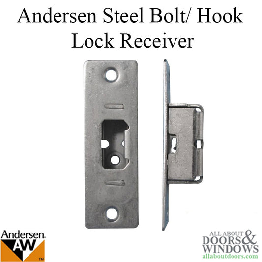 Bolt / Hook Lock receiver, New Style, FHW  Door - Steel