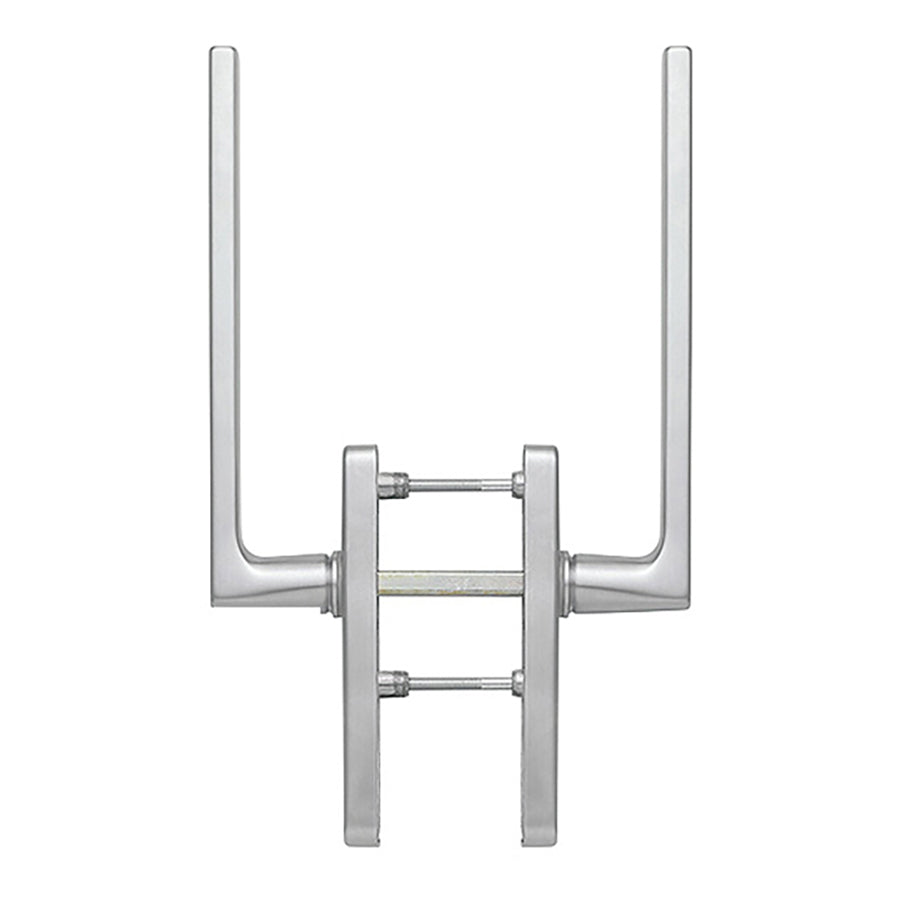 Dallas Handleset for Active Lift and Slide Door System, Keyed One Side - Resista Satin Nickel - Dallas Handleset for Active Lift and Slide Door System, Keyed One Side - Resista Satin Nickel