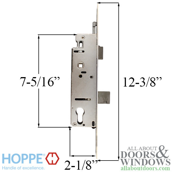 Hoppe Single Point Mortise Lock 1-3/8