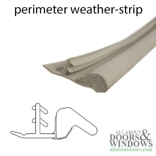 AR21/ CR12 continuous perimeter weatherstrip