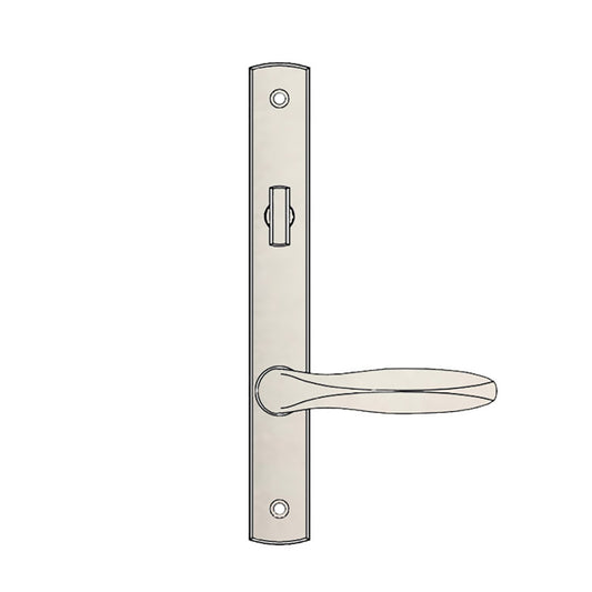Truth Sentry Lock Handle Set, Classic, Decorative finishes over Brass, PVD Nickel