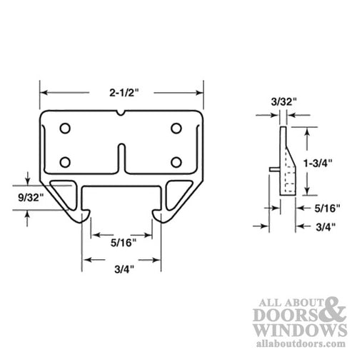 Drawer Track Guide Kit - Blue - Drawer Track Guide Kit - Blue