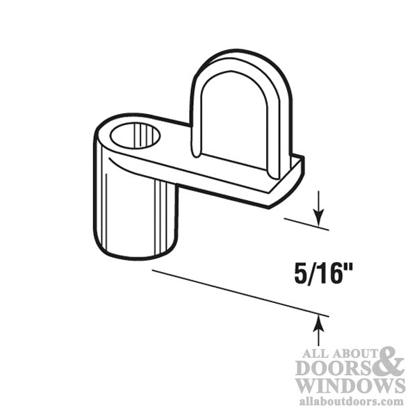 Diecast Screen Clips, Zinc, 5/16 Inch Offset - 12 Pack - Diecast Screen Clips, Zinc, 5/16 Inch Offset - 12 Pack