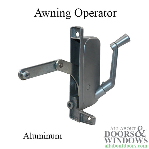 Awning Operator, Tucker Windows - right - Aluminum - Awning Operator, Tucker Windows - right - Aluminum