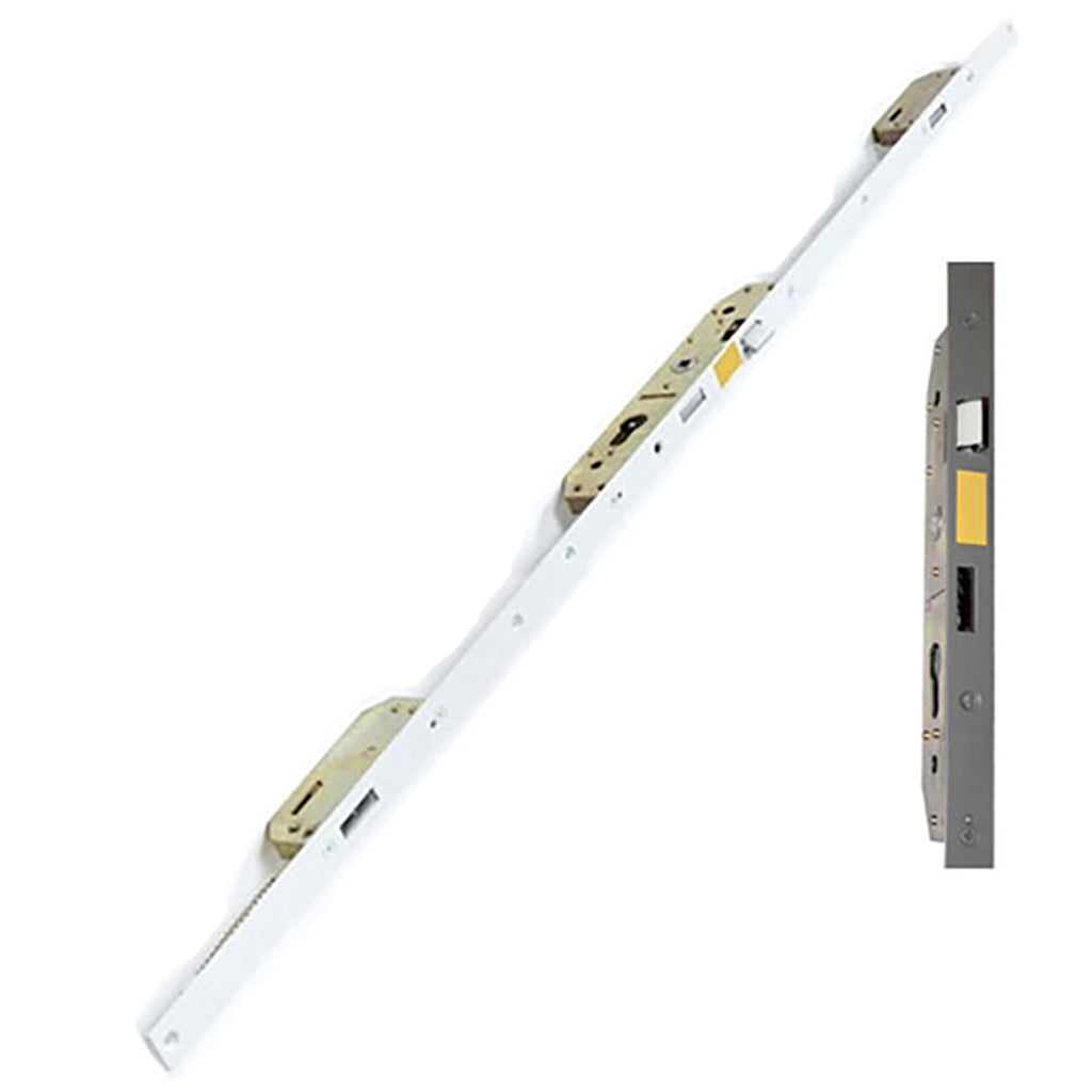 Andersen / Emco Storm Door Multipoint Lock (MPL), 2 Hooks and Deadbolt, RH- Gray - Andersen / Emco Storm Door Multipoint Lock (MPL), 2 Hooks and Deadbolt, RH- Gray