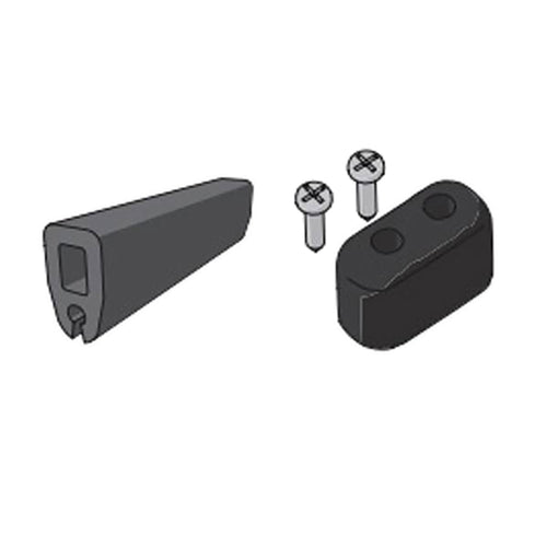 Pella Patio Door Bumper Set - Black (Head & Sill) - Pella Patio Door Bumper Set - Black (Head & Sill)