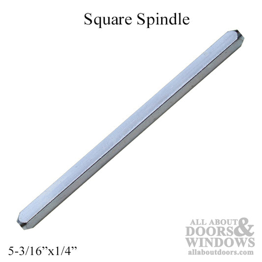 Square Spindle, 5-3/16" x 1/4" (7mm x 131mm)