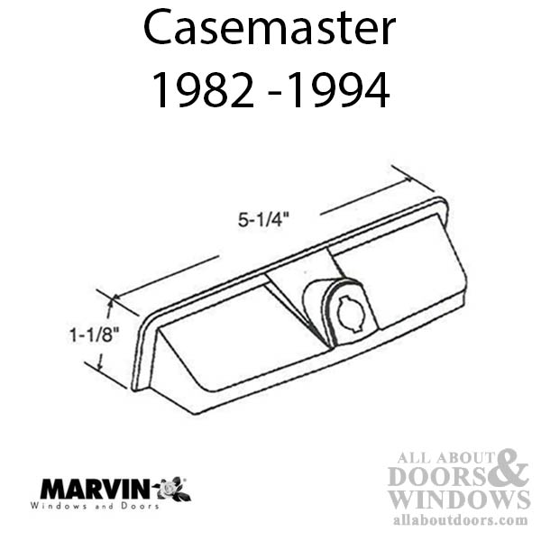 Marvin Cover for Curved Handle, casement or awning windows - Marvin Cover for Curved Handle, casement or awning windows