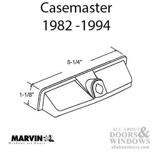 Marvin Cover for Curved Handle, casement or awning windows - Marvin Cover for Curved Handle, casement or awning windows