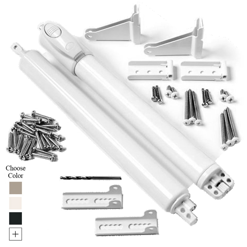 Andersen / Emco 2 pack Push Button Storm / Screen Door Closer Kit - Choose Color - Andersen / Emco 2 pack Push Button Storm / Screen Door Closer Kit - Choose Color