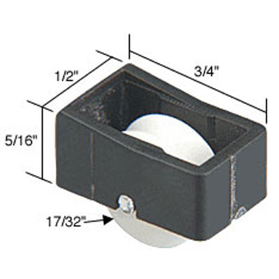 Roller Assembly (Grooved) - Sliding Windows, Nylon / Steel - Roller Assembly (Grooved) - Sliding Windows, Nylon / Steel