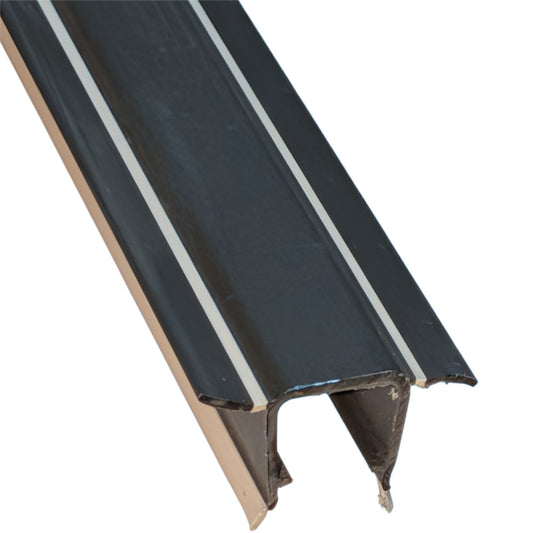 Side and Head Parting Stop for Wood Sliding Glass Doors Weatherstrip 80" Bronze