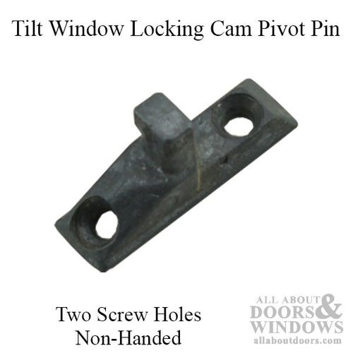 Tilt-In Window Locking Cam Pivot Pin, 2 hole Tilt Stud for Tilt-In wood windows - Zinc Diecast - Tilt-In Window Locking Cam Pivot Pin, 2 hole Tilt Stud for Tilt-In wood windows - Zinc Diecast