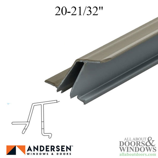 Andersen Glazing Bead, 3/8" Glass, C1 Rail, 20-21/32" Length - Terratone