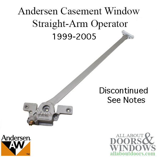 Andersen Straight Arm Operator, 1995-98 Enhanced #2, Right - Discontinued - Andersen Straight Arm Operator, 1995-98 Enhanced #2, Right - Discontinued