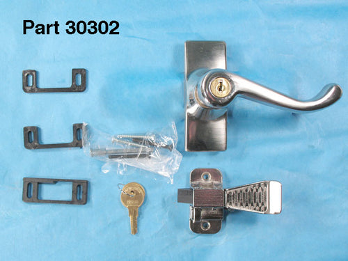 Storm Door Handle Octagon Style Brass Knob 1.75 Inch Hole Spacing - Storm Door Handle Octagon Style Brass Knob 1.75 Inch Hole Spacing