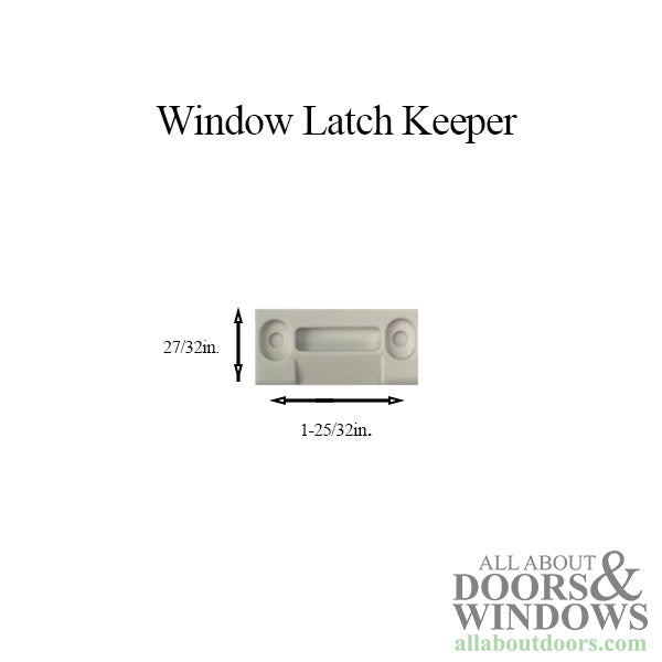 Gliding Window Latch Keeper - Gliding Window Latch Keeper