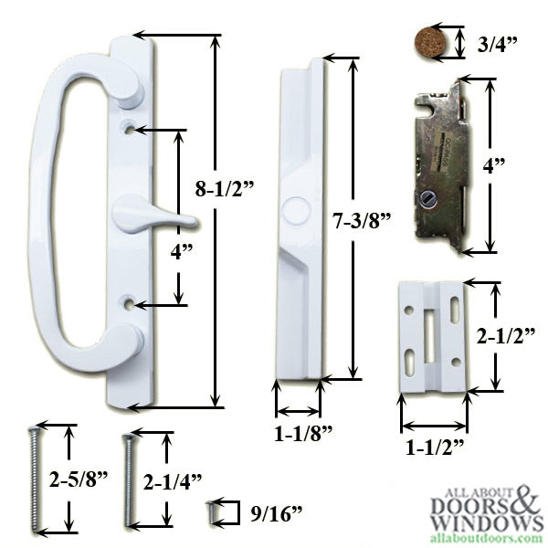 Patio Door Handle Kit Compatible With Pella Thermaster Sliding Doors Handle Kit - Patio Door Handle Kit Compatible With Pella Thermaster Sliding Doors Handle Kit