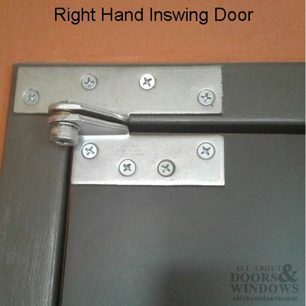 Reinforcing hinge, Left Hand - US26D Satin Chrome - Reinforcing hinge, Left Hand - US26D Satin Chrome