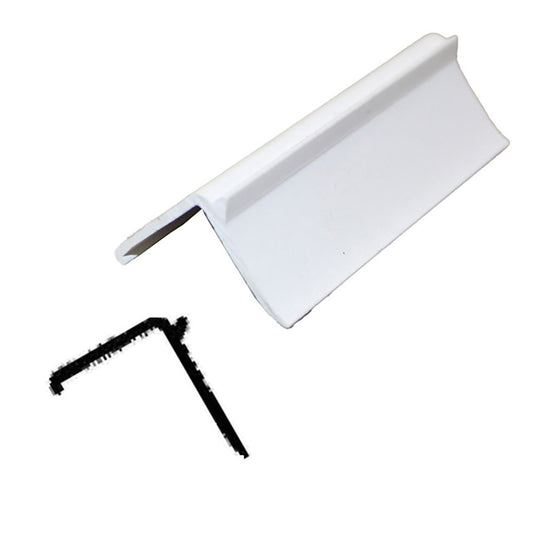 Vinyl Glazing Bead, 6' - White