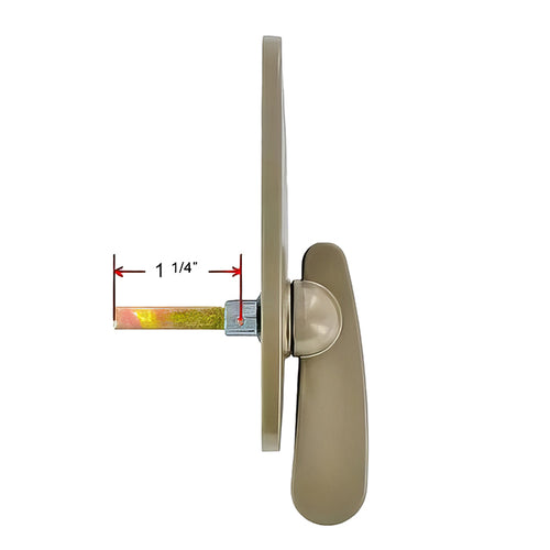 Andersen New Style Tribeca Series Interior Thumb Latch for 2 Panel Gliding Door - Stone - Andersen New Style Tribeca Series Interior Thumb Latch for 2 Panel Gliding Door - Stone