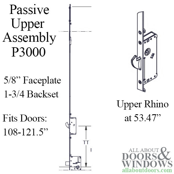 16mm P3000 Passive Upper Assembly With Gear Rhino Hook Receptacle - 16mm P3000 Passive Upper Assembly With Gear Rhino Hook Receptacle