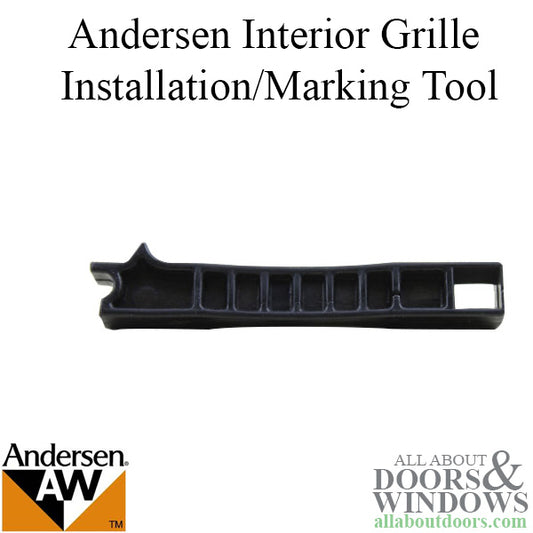 Andersen Perma-Shield Casement Windows - Interior Grille Installation / Marking Tool