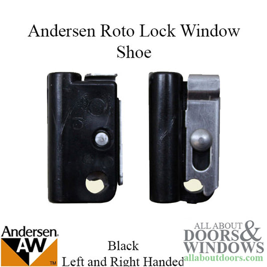 Awning Guide Shoes, PS Series, Roto Lock Operator- Black