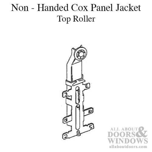 Cox Non-Handed Bypass Closet Door Rollers - Cox Non-Handed Bypass Closet Door Rollers
