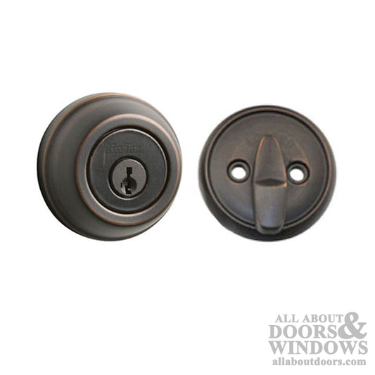 Kwikset 780-10B Single Cylinder Medium Duty Deadbolt - Oil Rubbed Bronze